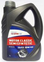 Моторное масло Lotos Motor Classic Semisynthetic 10W-40 4л