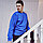 Толстовка Champion унисекс на флисе Ярко-синяя L, фото 5