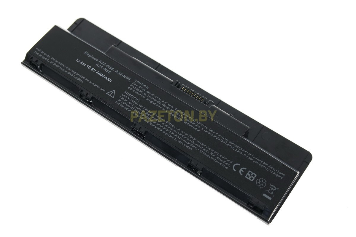 Батарея для ноутбука Asus N76V N76VJ N76VM N76VZ li-ion 11,1v 6600mah черный