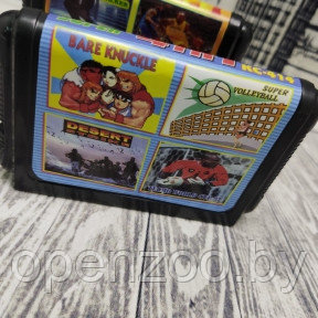 Картридж для приставок Sega Mega Drive 2 5-6 сборник игр 4 в 1 2 SC414 - фото 1 - id-p142589659