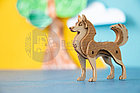 Деревянный конструктор UNIT (сборка без клея) Собака UNIWOOD, фото 5
