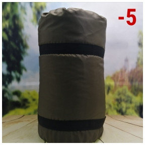 Спальный мешок с подголовником Stalker Military Style одеяло (22595, изософт, до -5С), РФ Зеленый