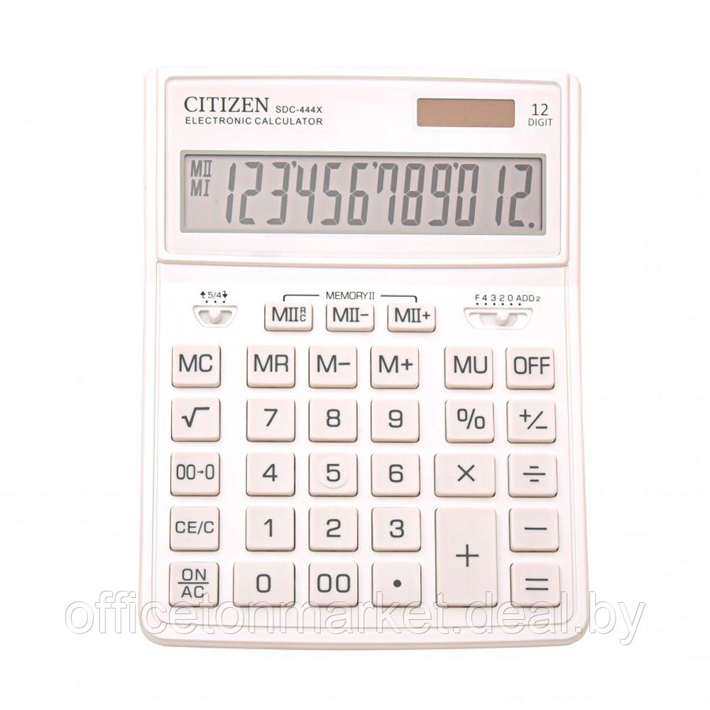Калькулятор настольный CITIZEN "SDC-444X", 12-разрядный, белый - фото 4 - id-p194651734