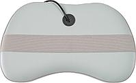 Массажная подушка с подогревом и разминающим массажем Шиацу, серая (Massage Pillow, gray), фото 5