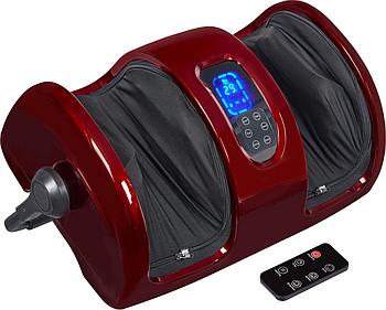 Массажер для стоп и лодыжек «БЛАЖЕНСТВО КОМФОРТ», красный (Foot Massager with heating - touch screen ZQ‐8017S,