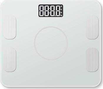 Умные напольные весы с функцией Bluetooth, белые (Bluetooth scales, white (SBS-35089B))