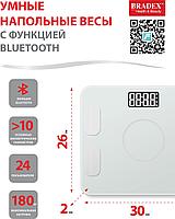 Умные напольные весы с функцией Bluetooth, белые (Bluetooth scales, white (SBS-35089B)), фото 6
