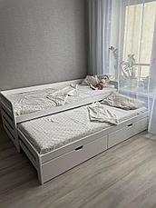 Кровать для двоих детей из массива "Лотос-24", фото 2