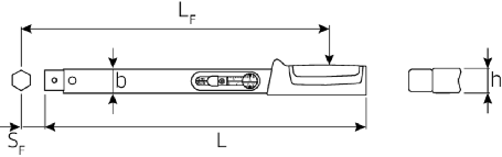 730 II/65 QUICK, Моментный ключ с креплением для сменного инструмента 130-650 Нм, STAHLWILLE, 50184565, фото 2