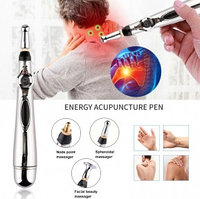 Электронный акупунктурный карандаш массажер Massager Pen GLF-209 - лазерная машинка для иглоукалывания -