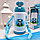 Термобутылка для горячих и холодных напитков серия  Мать и дитя с ремешком, 300 мл, 3 Розовая, фото 5