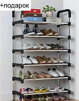 Полка стеллаж для обуви 6-и ярусная, разборная SHOE RACK