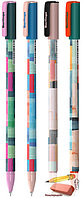 Ручка шариковая Berlingo Funline. Trend, 0,7 мм., рисунок на корпусе, ассорти, синяя, арт.CBp_07291