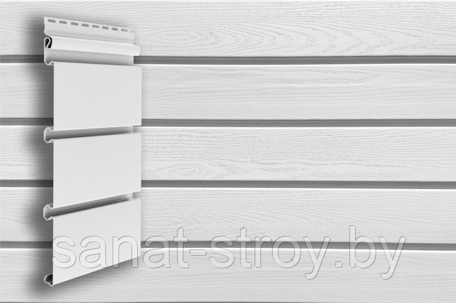 Архитектурный планкен 3,00 двухслойный Grand Line Белый, фото 2