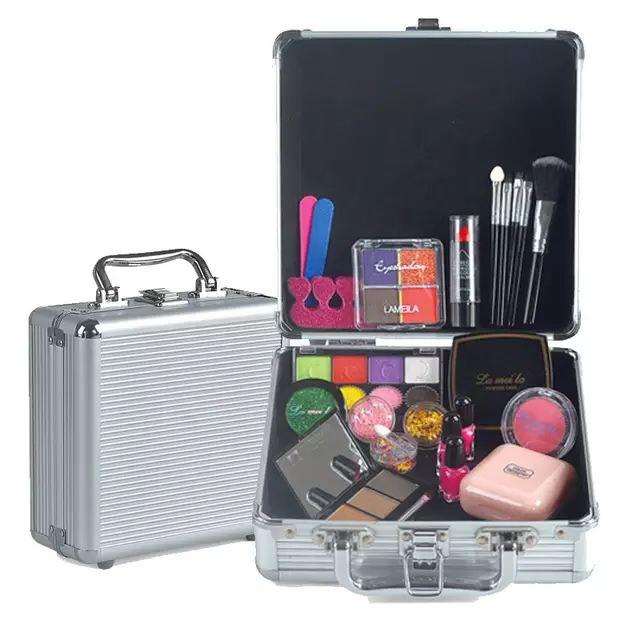Набор детской косметики в металлическом кейсе Cosmetics Case make up kit GLAMOUR - фото 4 - id-p196940234
