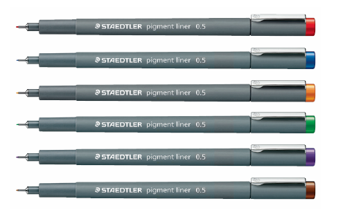 Ручка капиллярная STAEDTLER pigment liner (цена с НДС) - фото 1 - id-p123063053