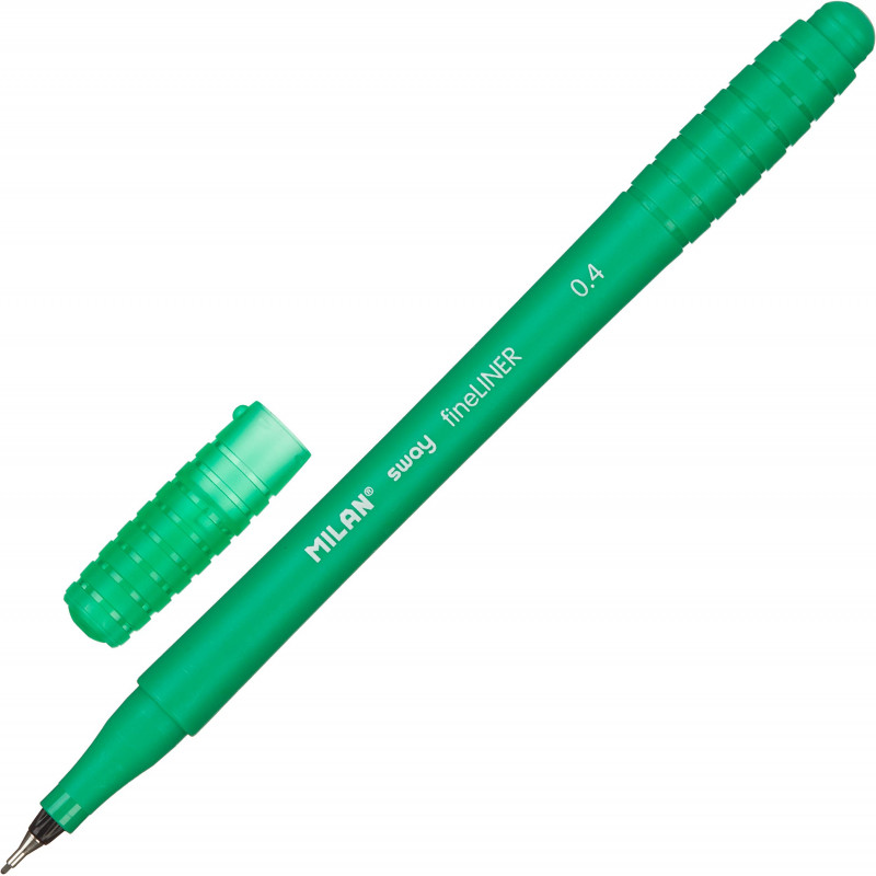 Ручка капиллярная MILAN SWAY зелёная 0,4 мм (цена с НДС) - фото 1 - id-p121087310