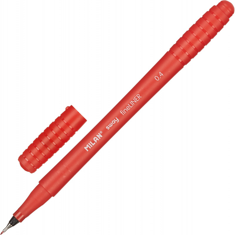 Ручка капиллярная MILAN SWAY красная 0,4 мм (цена с НДС) - фото 1 - id-p123074193