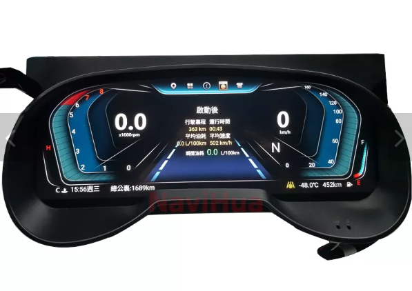 Цифровая панель LCD Android Toyota Rav 4 2020 (12.3" экран) - фото 2 - id-p196940828