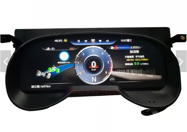 Цифровая панель LCD Android Toyota Rav 4 2020 (12.3" экран) - фото 3 - id-p196940828