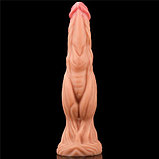 Фаллоимитатор с ярко выраженным рельефом Lovetoy Silicone Cock 25 см, фото 5