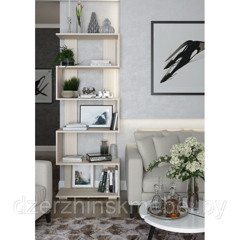 Стеллаж С-2 дуб белфорд. Россия М:Мебель для гостиных комнат, горки ...