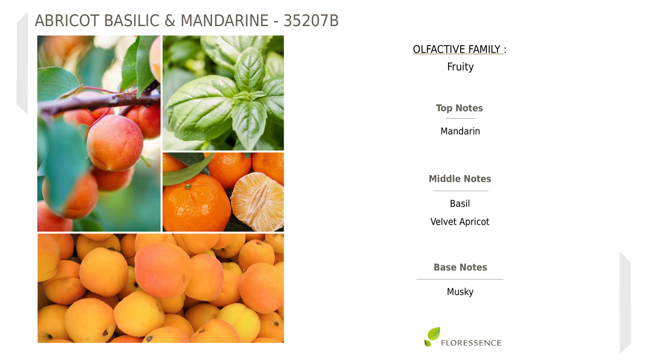 Отдушка КЕМА Абрикос, базилик, мандарин 100гр