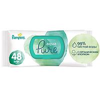 Pampers Aqua Pure 48 шт. Влажные салфетки для детей