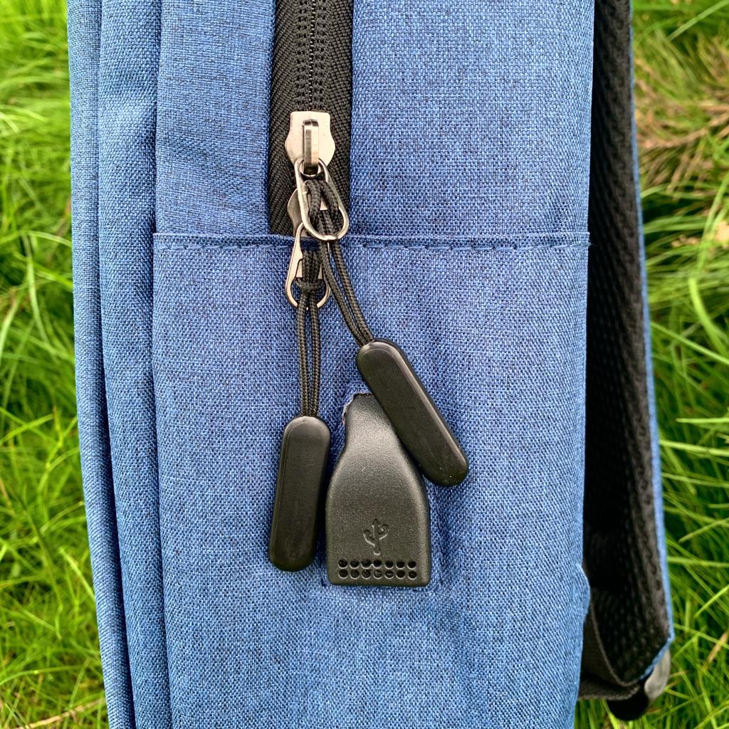 Городской рюкзак Lifestyle с USB и отделением для ноутбука до 17.72" Серый - фото 8 - id-p196949317