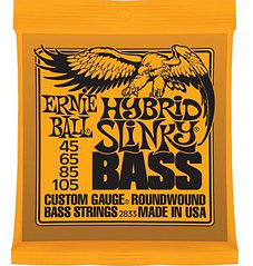 Ernie Ball Hybrid Slinky Bass P02833 Комплект струн для бас-гитары, 45-105, никель