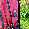 Городской рюкзак Gerk с USB и отделением для ноутбука до 17,32" Серый, фото 7