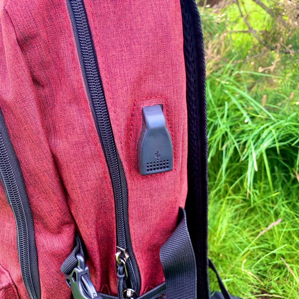Городской рюкзак Gerk с USB и отделением для ноутбука до 17,32" Серый - фото 7 - id-p196948621