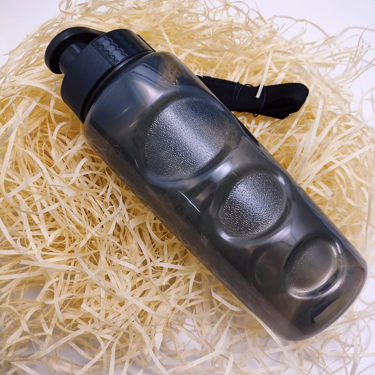 Анатомическая бутылка для воды Healih Fitness с клапаном и регулируемым ремешком, 500 мл. Сито в комплекте - фото 2 - id-p196948907
