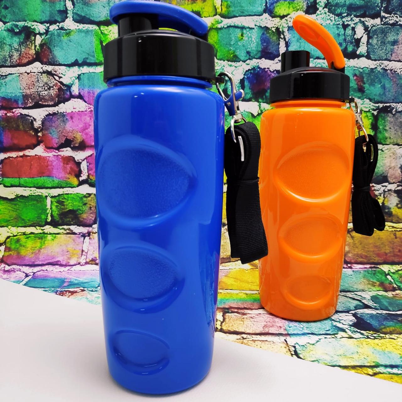 Анатомическая бутылка для воды Healih Fitness с клапаном и регулируемым ремешком, 500 мл. Сито в комплекте - фото 4 - id-p196948907