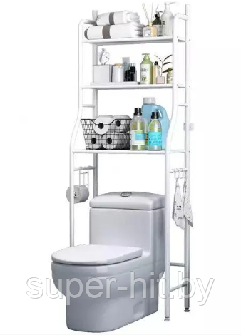 Стеллаж - полка напольная для туалета Washing machine storage rack, фото 2