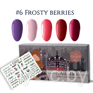 Набор Nail Box KIEMI WINTER №6 “FROSTY BERRIES”