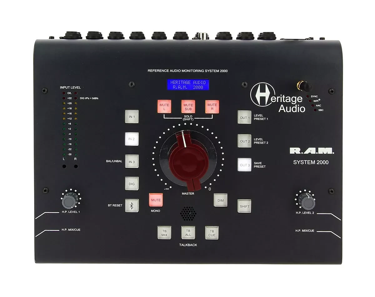 Контроллер студийных мониторов Heritage Audio RAM 2000