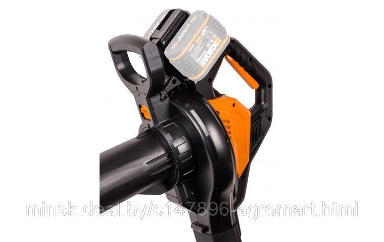 Воздуходув-пылесос аккумуляторный WORX WORX WG583E.9 40В - фото 3 - id-p184722800