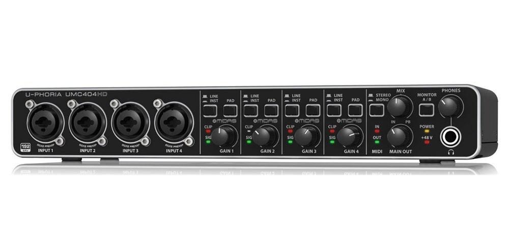 Аудиоинтерфейс Behringer UMC404HD - фото 2 - id-p196959798