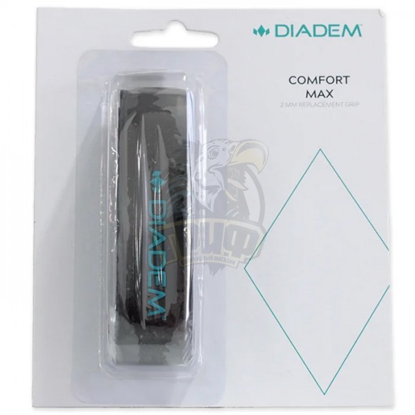 Обмотка базовая для теннисной ракетки Diadem Comfort Max Replacement Grip (черный) (арт. GRP-CMFT-BLK-TL) - фото 1 - id-p196960746