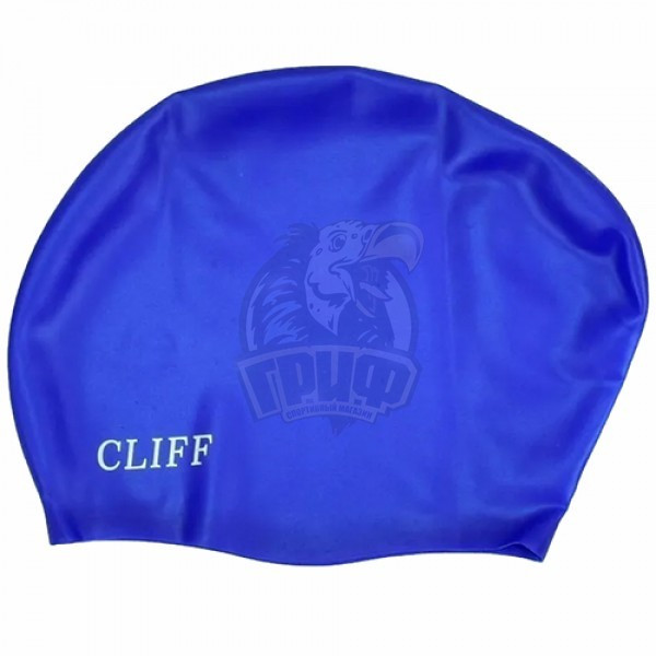 Шапочка для плавания для длинных волос Cliff (синий) (арт. CS13/2-BL) - фото 1 - id-p196960759
