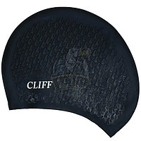 Шапочка для плавания для длинных волос Cliff (черный) (арт. CF-CS17-BK)