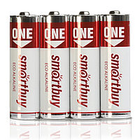 Батарейка SmartBuy One AA Alkaline (4шт)
