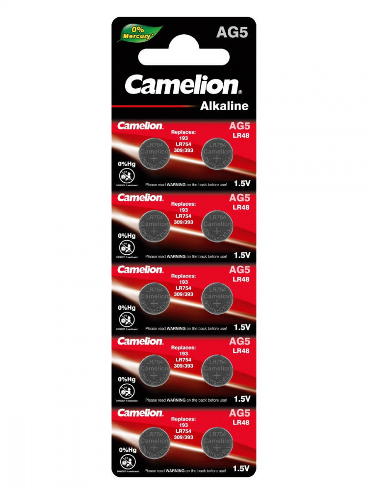 Батарейки Camelion AG5 (1шт) - фото 1 - id-p196960818