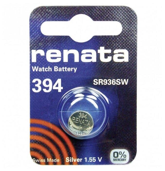 Батарейка Renata 394 (SR936SW, SR936) - фото 2 - id-p196960846