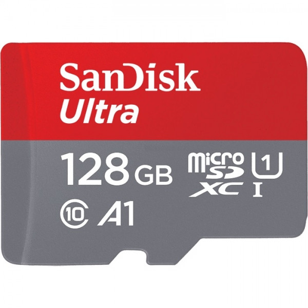 Карта памяти SanDisk Ultra microSDXC Class 10 UHS-I 80MB/s 128GB + SD adapter - фото 2 - id-p196960930