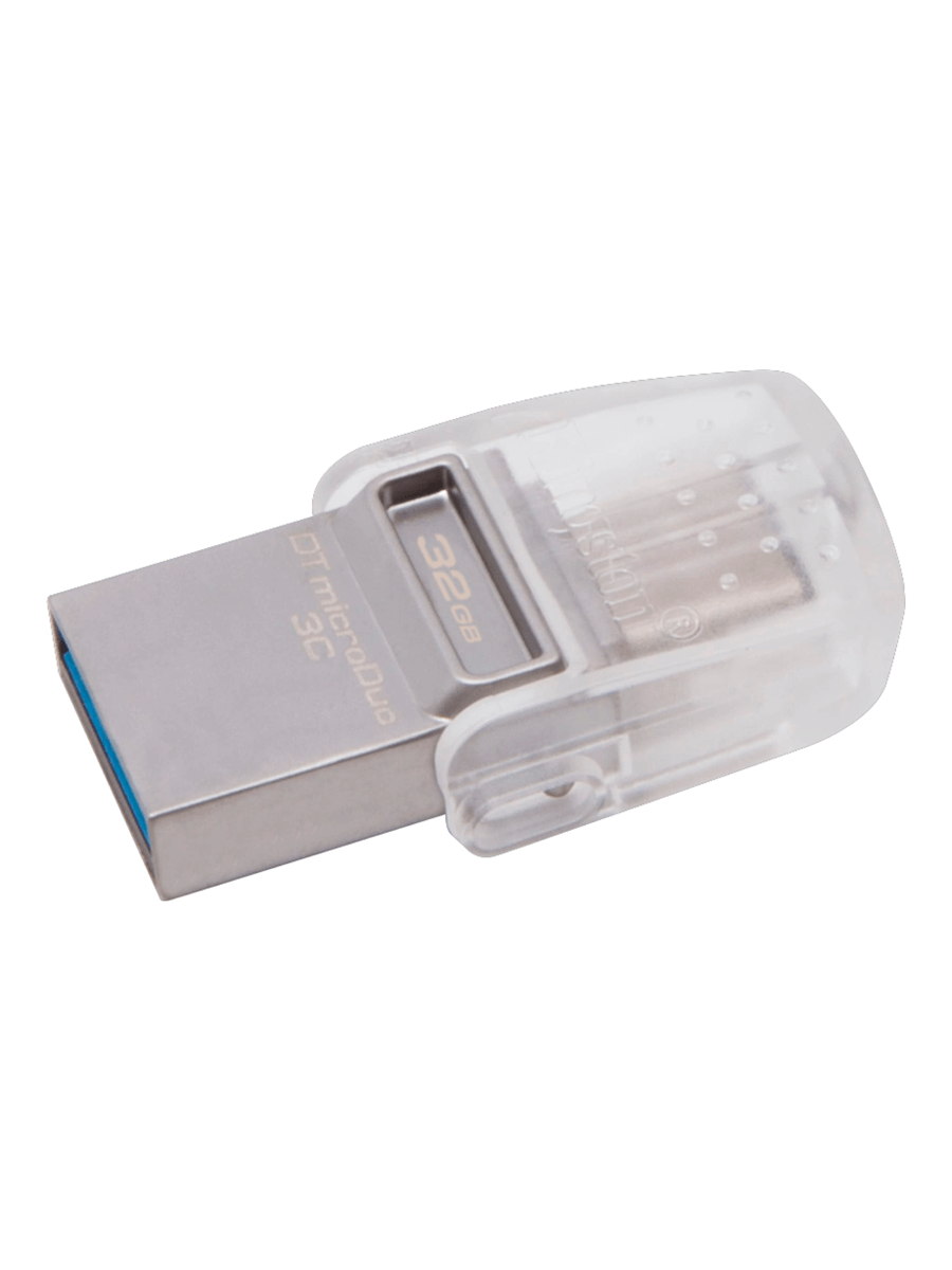 USB OTG Flash KingSton DataTraveler microDuo 3C 32GB USB3.1 - Type-C - фото 3 - id-p196963930