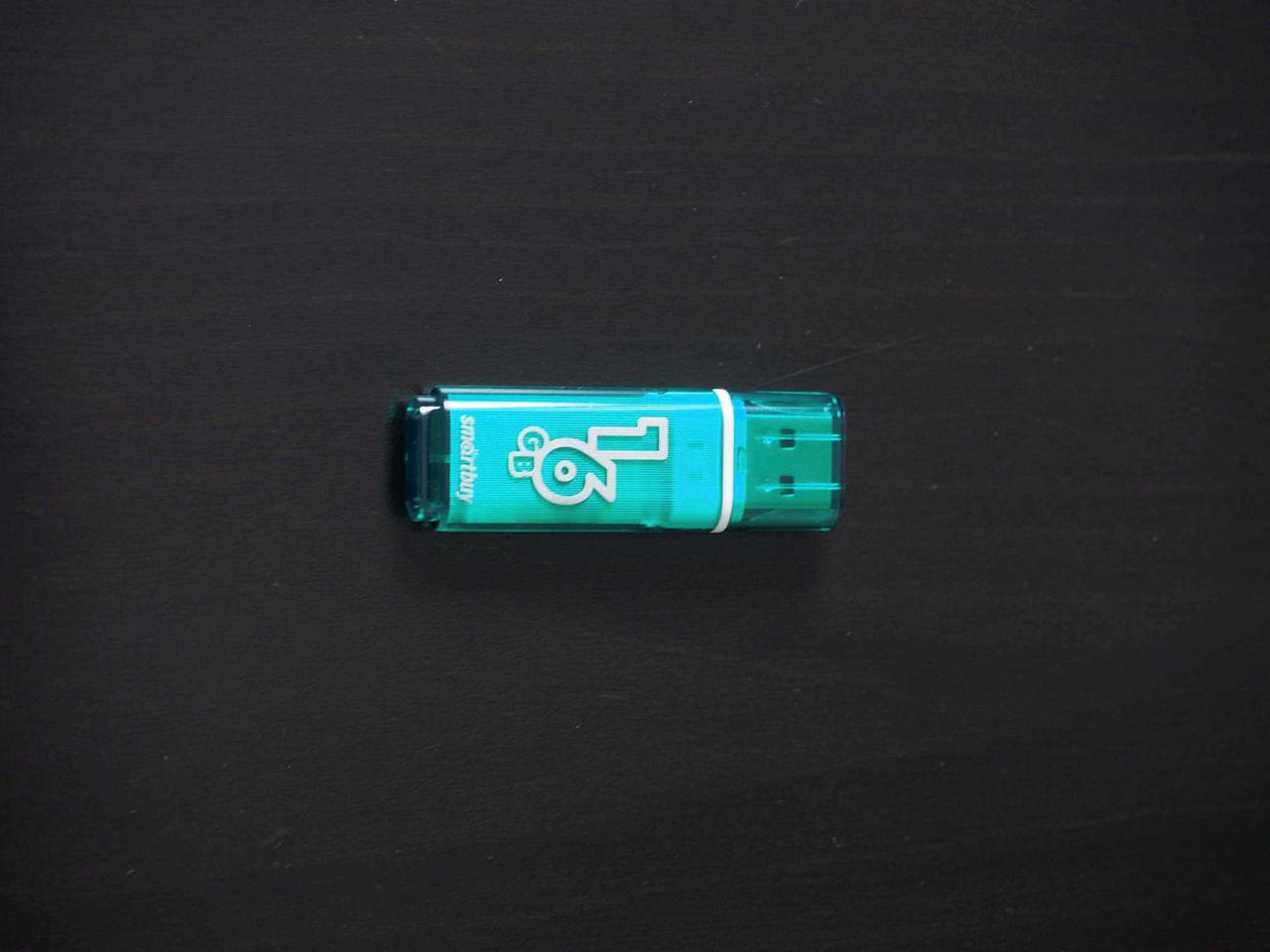 Флешка SmartBuy Glossy 16GB USB 2.0 (зеленый) - фото 5 - id-p196962005