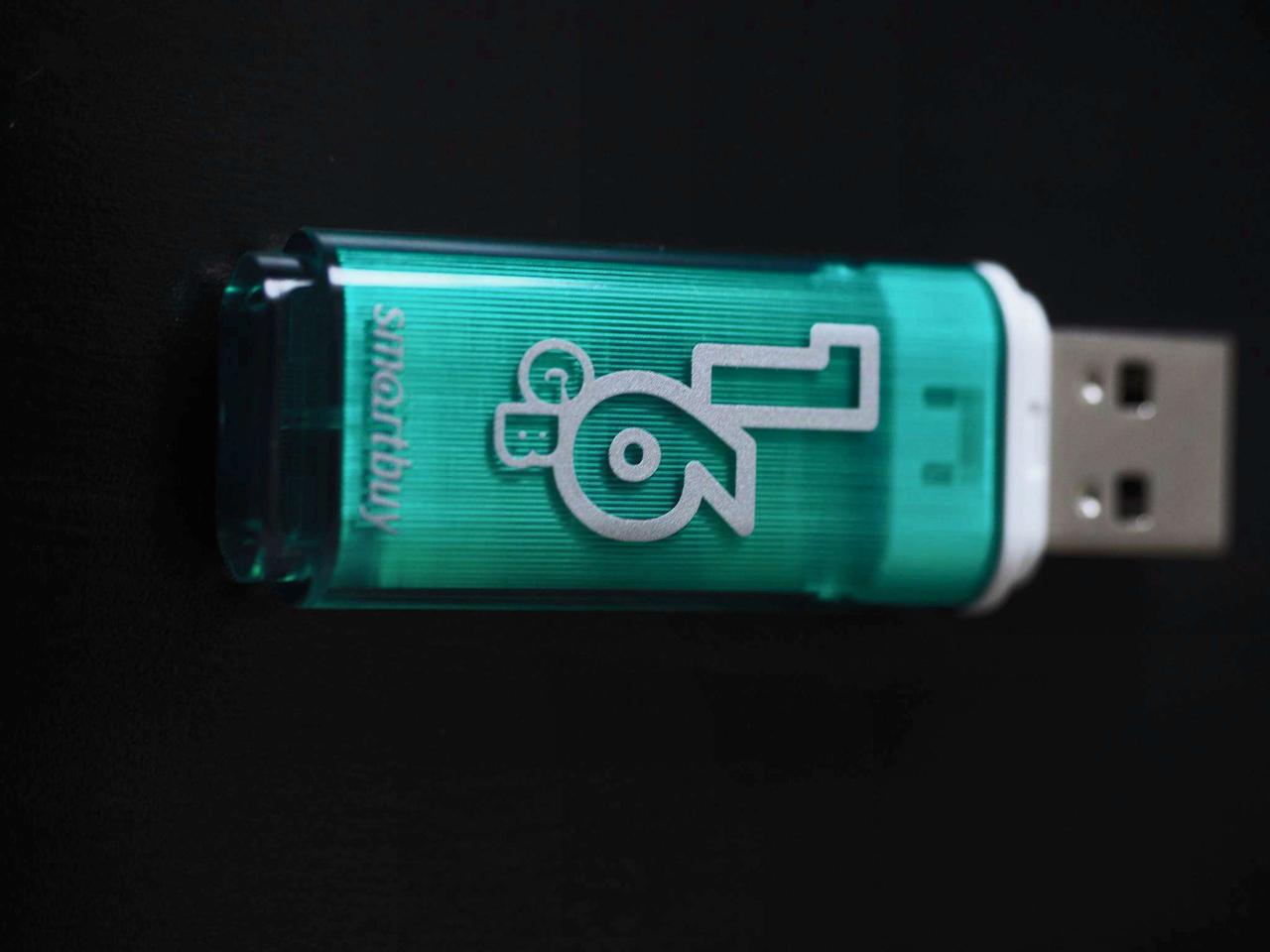 Флешка SmartBuy Glossy 16GB USB 2.0 (зеленый) - фото 7 - id-p196962005