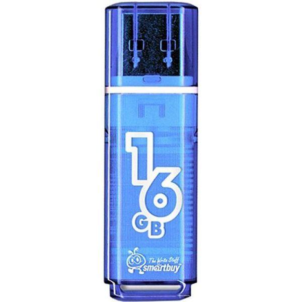 Флешка SmartBuy Glossy 16GB USB 2.0 (синий) - фото 6 - id-p196962007